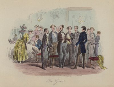 Illustration til Lewis Arundel eller The Railroad of Life af Frank E Smedley (farvet gravering) af after Hablot Knight Browne