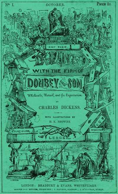 Charles Dickens - Dombey og søn af Hablot Knight Browne