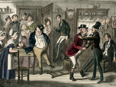 The Pickwick Club af Charles Dickens af Hablot Knight Browne