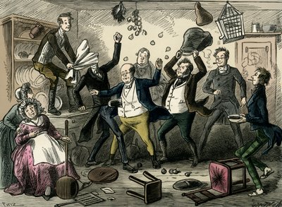 The Posthumous Papers of the Pickwick Club af Dickens af Hablot Knight Browne