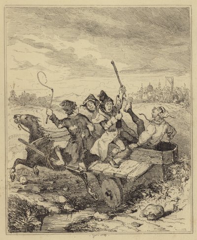 En irsk Wake af Hablot Knight Browne