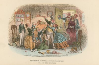 Illustration til David Copperfield af Hablot Knight Browne