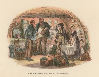 Illustration til David Copperfield af Hablot Knight Browne