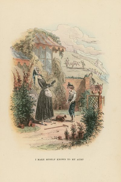 Illustration til David Copperfield af Hablot Knight Browne