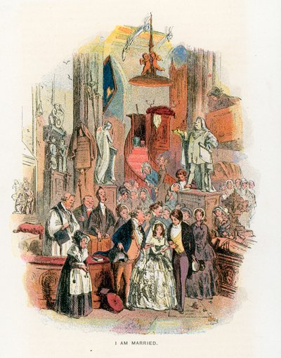 Illustration til David Copperfield af Hablot Knight Browne