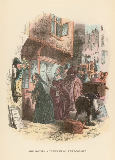 Illustration til Dombey og søn af Hablot Knight Browne