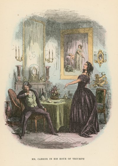 Illustration til Dombey og søn af Hablot Knight Browne