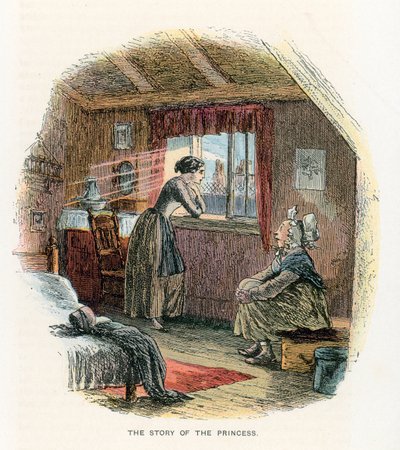 Illustration til Lille Dorrit af Hablot Knight Browne