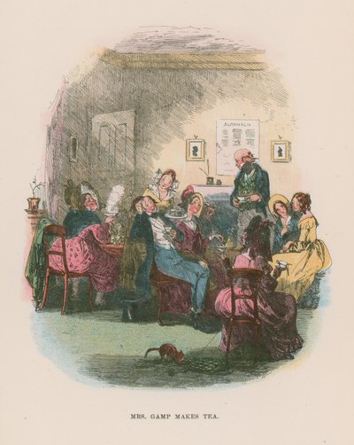 Illustration til Martin Chuzzlewit af Hablot Knight Browne