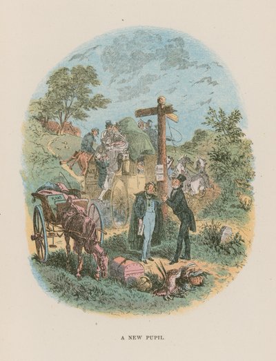 Illustration til Martin Chuzzlewit af Hablot Knight Browne
