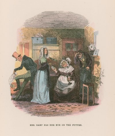 Illustration til Martin Chuzzlewit af Hablot Knight Browne