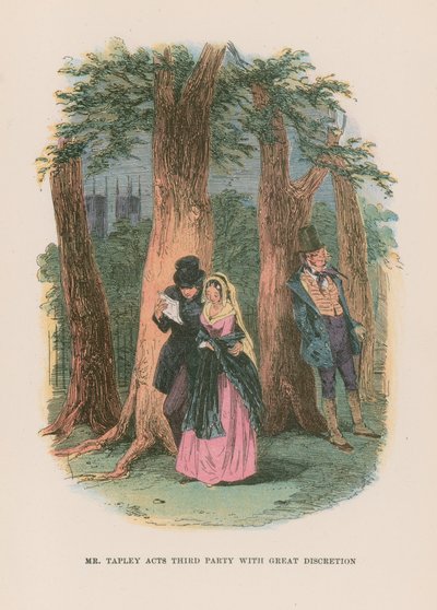 Illustration til Martin Chuzzlewit af Hablot Knight Browne
