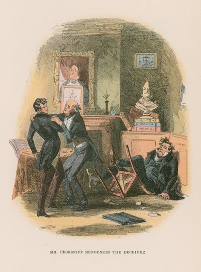 Illustration til Martin Chuzzlewit af Hablot Knight Browne