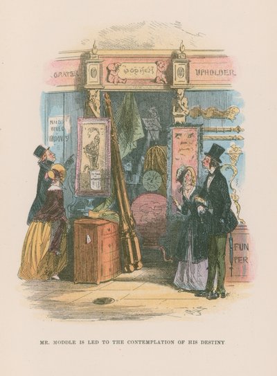 Illustration til Martin Chuzzlewit af Hablot Knight Browne