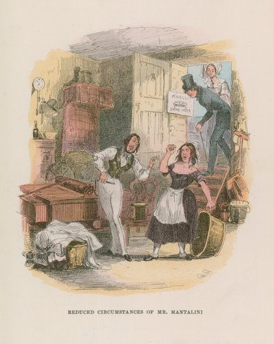 Illustration til Nicholas Nickleby af Hablot Knight Browne