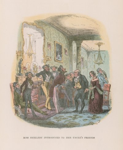 Illustration til Nicholas Nickleby af Hablot Knight Browne