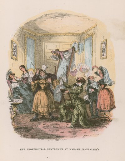 Illustration til Nicholas Nickleby af Hablot Knight Browne