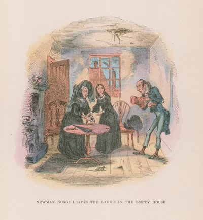 Illustration til Nicholas Nickleby af Hablot Knight Browne