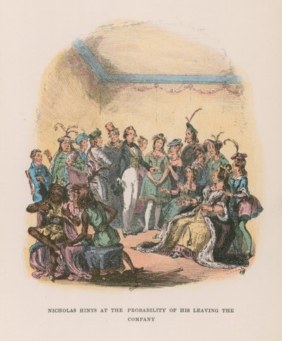 Illustration til Nicholas Nickleby af Hablot Knight Browne
