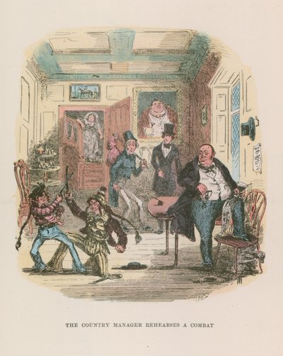 Illustration til Nicholas Nickleby af Hablot Knight Browne