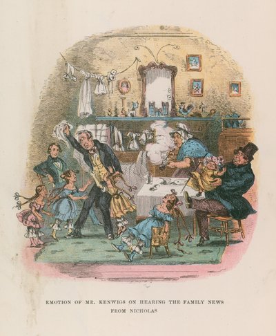 Illustration til Nicholas Nickleby af Hablot Knight Browne