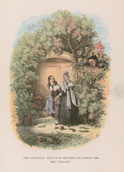 Illustration til Nicholas Nickleby af Hablot Knight Browne