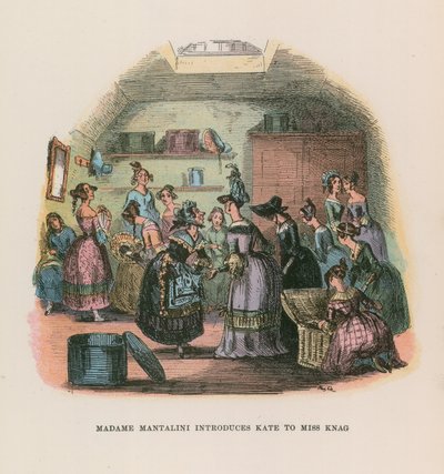 Illustration til Nicholas Nickleby af Hablot Knight Browne