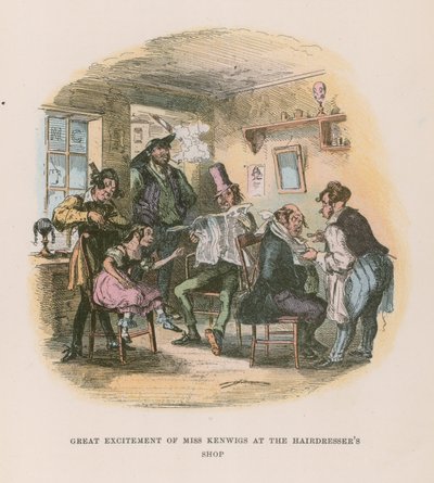 Illustration til Nicholas Nickleby af Hablot Knight Browne