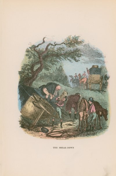 Illustration til Pickwick Papers af Hablot Knight Browne