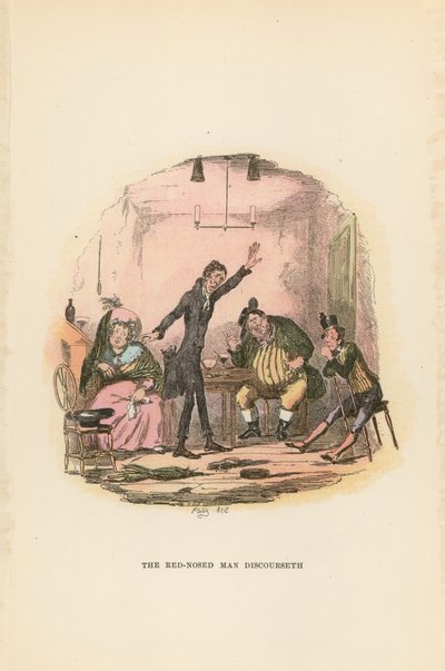 Illustration til Pickwick Papers af Hablot Knight Browne