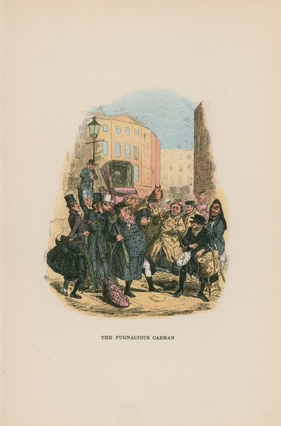 Illustration til Pickwick Papers af Hablot Knight Browne