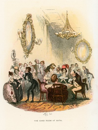 Illustration til Pickwick Papers af Hablot Knight Browne