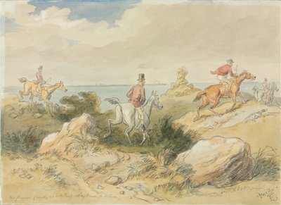 Jagtens glæder. af Hablot Knight Browne