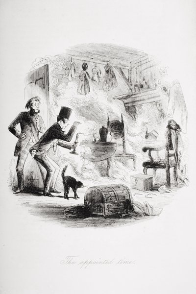 Den fastsatte tid, illustration fra 