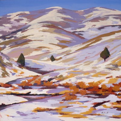 March Melody, ca. 2025 (olie på lærred) af Hadley Rampton