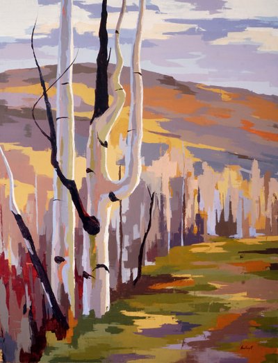 Shifting, ca. 2022 (olie på lærred) af Hadley Rampton