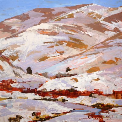 Translucence, ca. 2021 (olie på panel) af Hadley Rampton