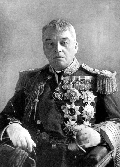 Lord Fisher af Kilverstone, britisk flådekommandant, Første Verdenskrig, 1914 af Haines