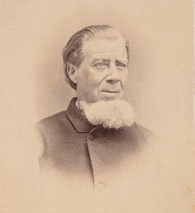 Portræt af Paulus Roetter 1806-1894, før 1894. af Hall