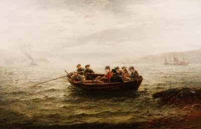 Gå i kirke ved hjælp af låsen (olie på lærred) af Hamilton Macallum