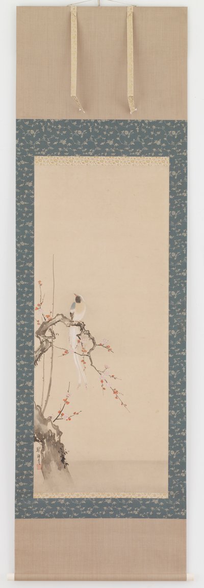 Fugle- og blommeblomster, Edo-periode, slutningen af 1600-tallet. af Hanabusa Itcho