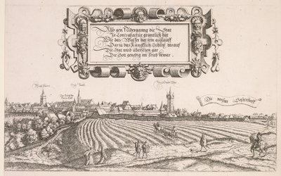 Panoramaudsigt over Nürnberg: Højre del af Hanns Lautensack