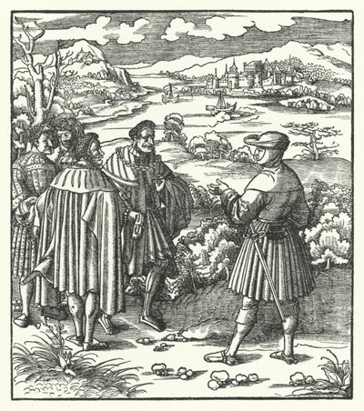 Den hellige romerske kejser Maximilian I, ca. 1496 (gravering) af Hans (after) Burgkmair