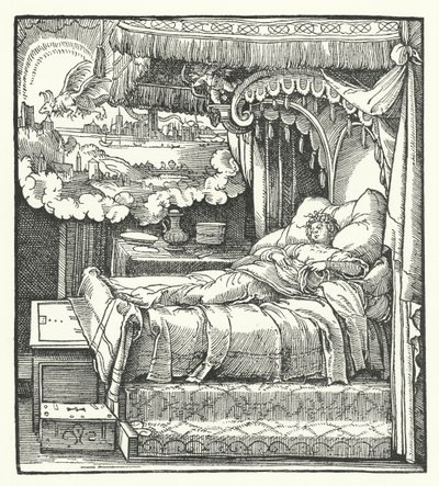 Sibyllens vision (gravering) af Hans (after) Burgkmair