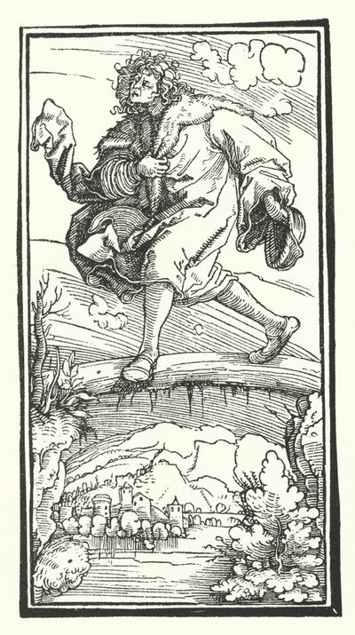 Træsnit fra De Remediis Utriusque Fortunae (Remedies for Fortune Fair and Foul) af Petrarch (gravering) af Hans (after) Burgkmair