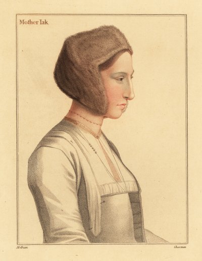 Margaret Clement, plejedatter af Thomas More., 1812 (gravering) af Hans (after) Holbein the Younger