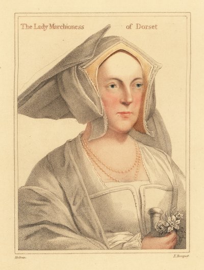 Margaret Wotton, Marchionesse af Dorset af Hans (after) Holbein the Younger
