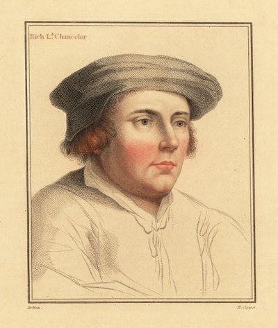 Sir Richard Rich af Hans (after) Holbein the Younger