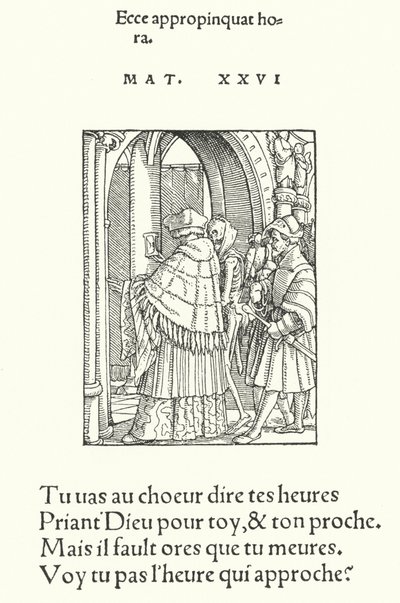 Kanonen (gravering) af Hans (after) Holbein the Younger