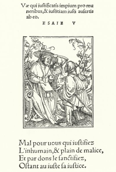 Kardinal (gravering) af Hans (after) Holbein the Younger